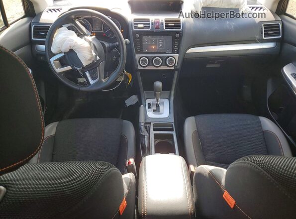JF2GPADC0G8309548 2016 SUBARU CROSSTREK Charcoal Առջևի վահանակի տեսք