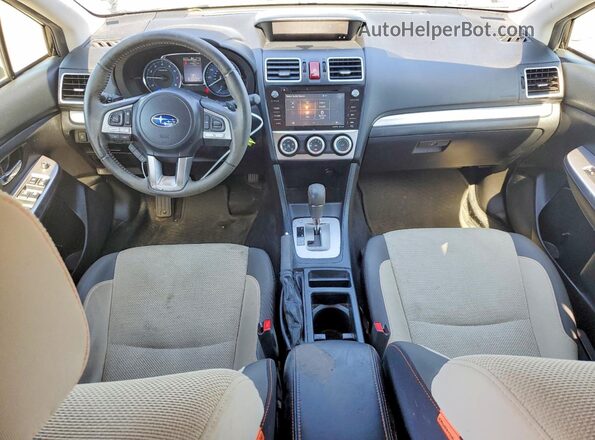 JF2GPADC0GH228436 2016 SUBARU CROSSTREK Black Widok deski rozdzielczej