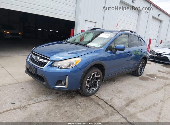 JF2GPADC2H8263917 2017 SUBARU CROSSTREK Синий Передняя левая четверть
