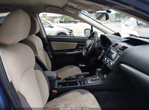 JF2GPADC2H8263917 2017 SUBARU CROSSTREK Синий Вид салона спереди