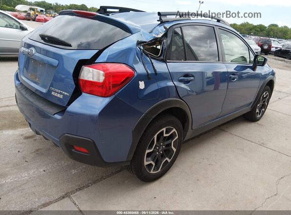 JF2GPADC2H8263917 2017 SUBARU CROSSTREK Синий Задняя правая четверть