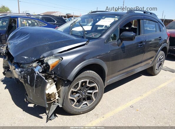 JF2GPADC4GH315644 2016 SUBARU CROSSTREK Gray წინა მარცხენა ხედი სამი მეოთხედიდან