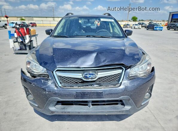 JF2GPADC5HH246688 2017 SUBARU CROSSTREK Charcoal წინა ხედი