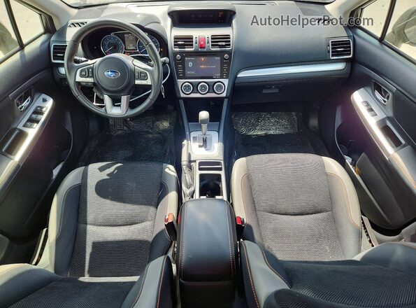 JF2GPADC5HH246688 2017 SUBARU CROSSTREK Charcoal წინა პანელის ხედი