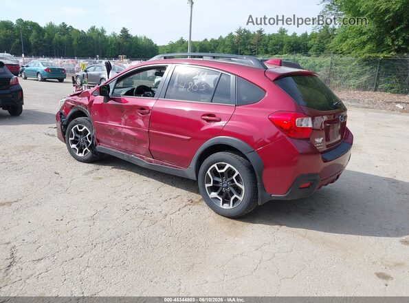 JF2GPADC6G8231048 2016 SUBARU CROSSTREK Maroon Rear left