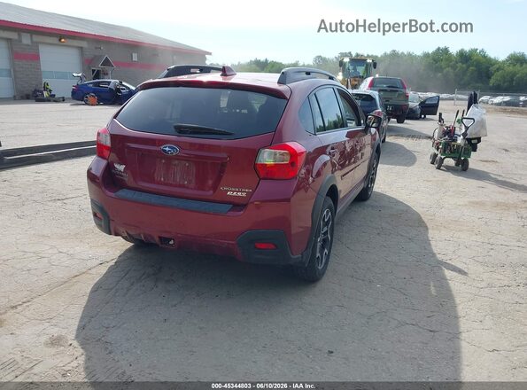JF2GPADC6G8231048 2016 SUBARU CROSSTREK Maroon Rear right