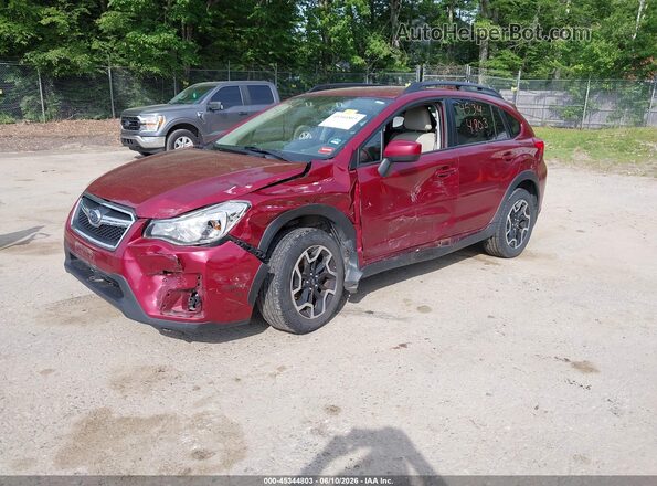 JF2GPADC6G8231048 2016 SUBARU CROSSTREK Maroon Front left