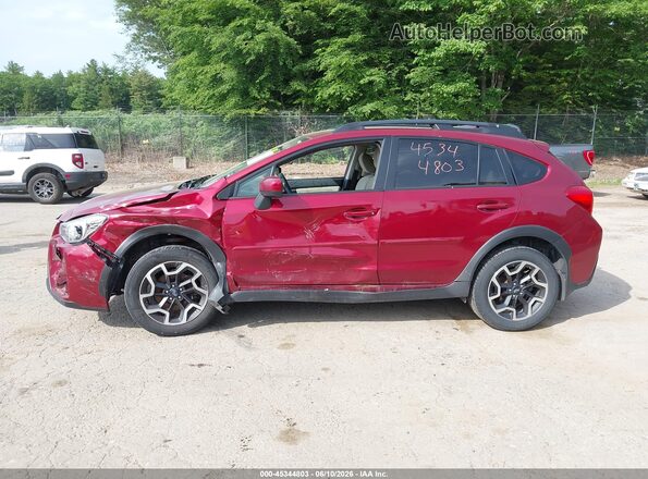 JF2GPADC6G8231048 2016 SUBARU CROSSTREK Maroon 360 interior view