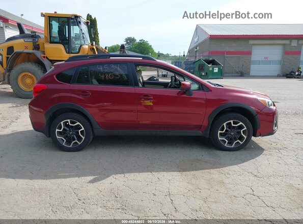 JF2GPADC6G8231048 2016 SUBARU CROSSTREK Maroon Rear interior view