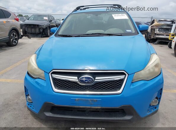 JF2GPADC7G8296376 2016 SUBARU CROSSTREK Blue უკანა სალონის ხედი