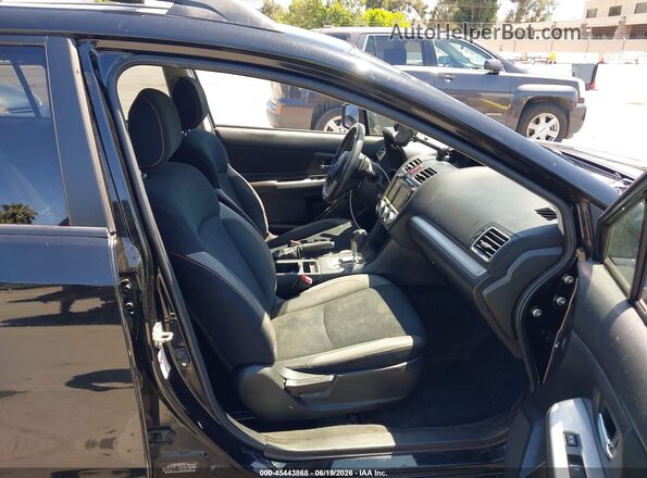 JF2GPADC8HH243025 2017 SUBARU CROSSTREK Black Front interior view