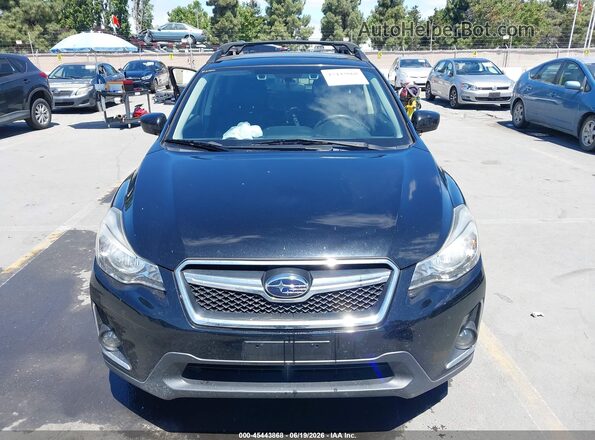 JF2GPADC8HH243025 2017 SUBARU CROSSTREK Black Front view