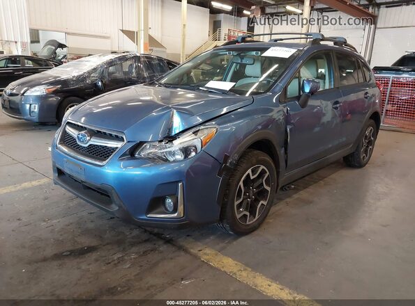 JF2GPADC9G8251021 2016 SUBARU CROSSTREK Blue Դիմացի տեսք