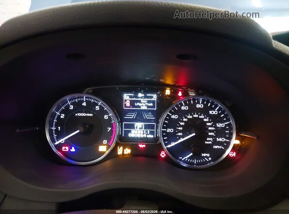 JF2GPADC9G8251021 2016 SUBARU CROSSTREK Blue Հետևի նստատեղերի տեսք