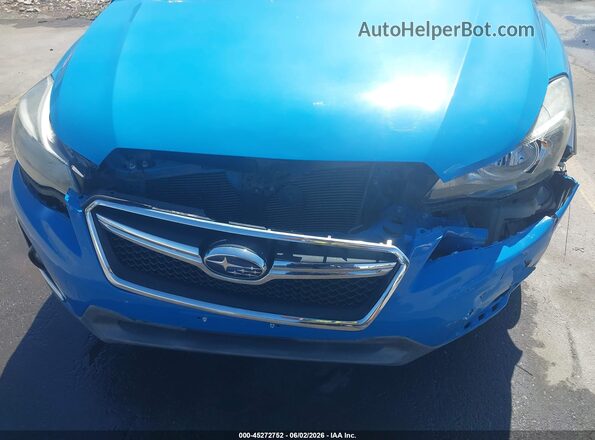 JF2GPADC9HH253322 2017 SUBARU CROSSTREK Blue Դիմացի տեսք
