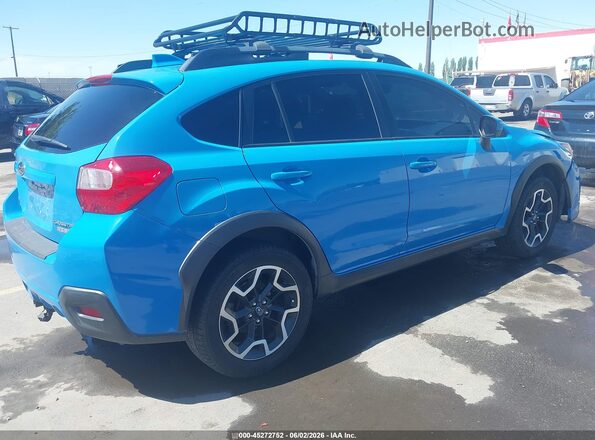 JF2GPADC9HH253322 2017 SUBARU CROSSTREK Blue Հետևի աջ