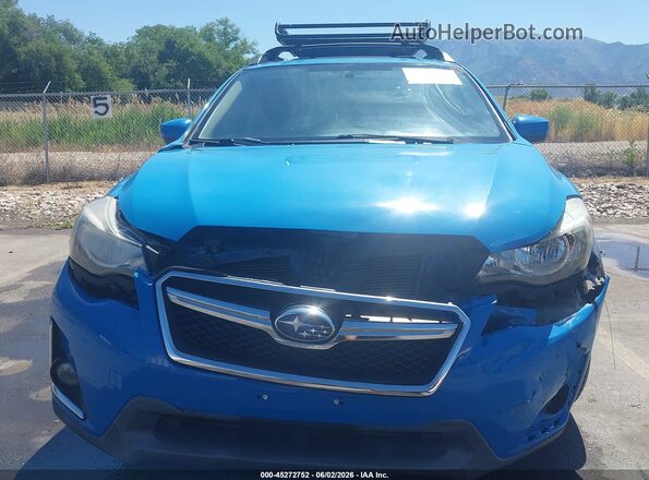 JF2GPADC9HH253322 2017 SUBARU CROSSTREK Blue Սարքավորումների վահանակի տեսք