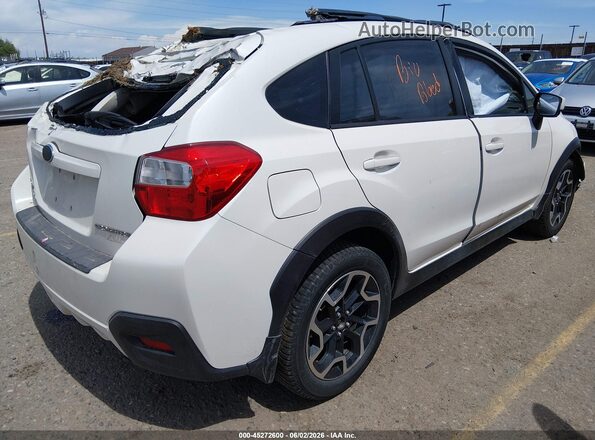 JF2GPADCXGH330472 2016 SUBARU CROSSTREK White Задня права чверть