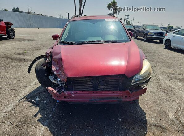 JF2GPADCXHH237338 2017 SUBARU CROSSTREK Red Front view