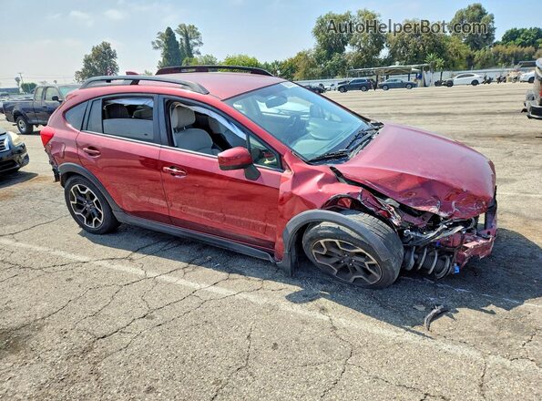 JF2GPADCXHH237338 2017 SUBARU CROSSTREK Red Front right