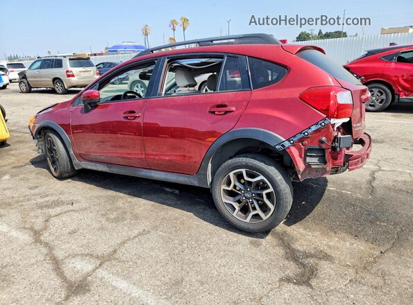 JF2GPADCXHH237338 2017 SUBARU CROSSTREK Red Rear left