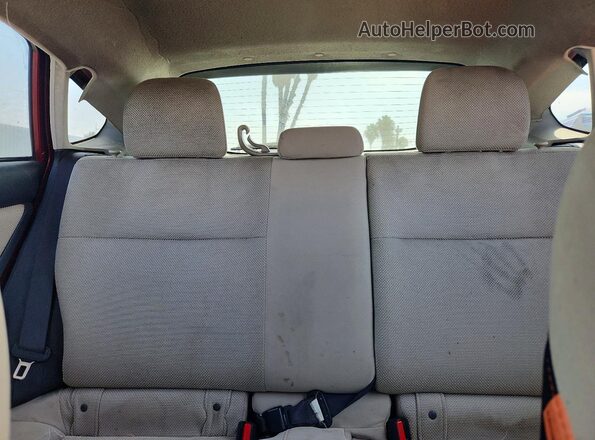 JF2GPADCXHH237338 2017 SUBARU CROSSTREK Red Rear seats view
