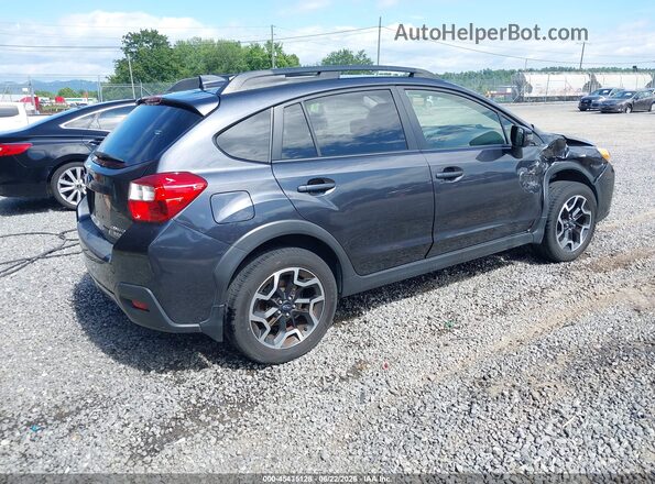 JF2GPAKC0HH238582 2017 SUBARU CROSSTREK Черный Задняя правая четверть