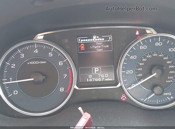 JF2GPAKC0HH238582 2017 SUBARU CROSSTREK Черный 