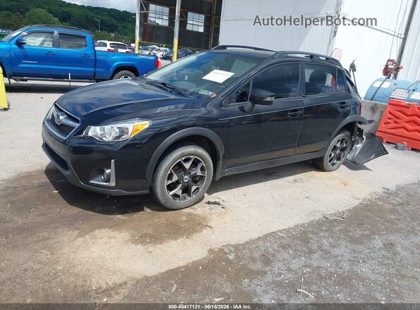 JF2GPAKC1G8282718 2016 SUBARU CROSSTREK Black Передня ліва чверть