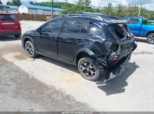 JF2GPAKC1G8282718 2016 SUBARU CROSSTREK Black Задня ліва чверть