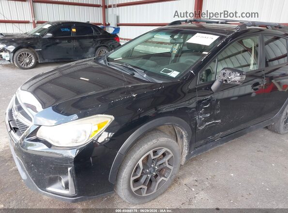 JF2GPAKC1H8221564 2017 SUBARU CROSSTREK Black Front view
