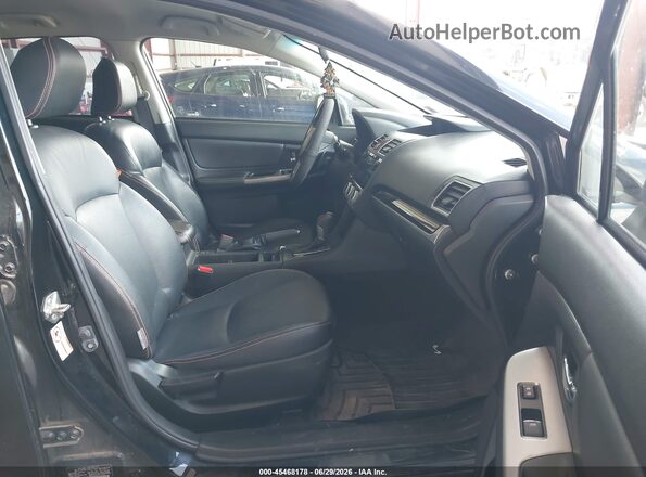 JF2GPAKC1H8221564 2017 SUBARU CROSSTREK Black Front interior view