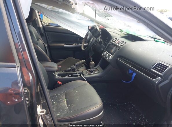 JF2GPAKC3HH237958 2017 SUBARU CROSSTREK Gray წინა სალონის ხედი