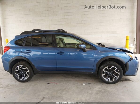 JF2GPAKC5G8237782 2016 SUBARU CROSSTREK Blue უკანა სალონის ხედი