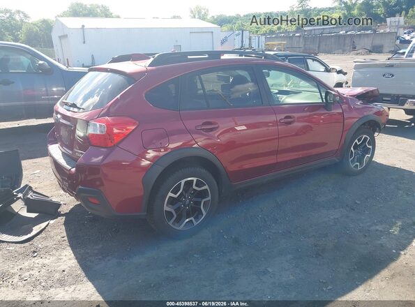 JF2GPAKC5GH326526 2016 SUBARU CROSSTREK Red Trasero derecho