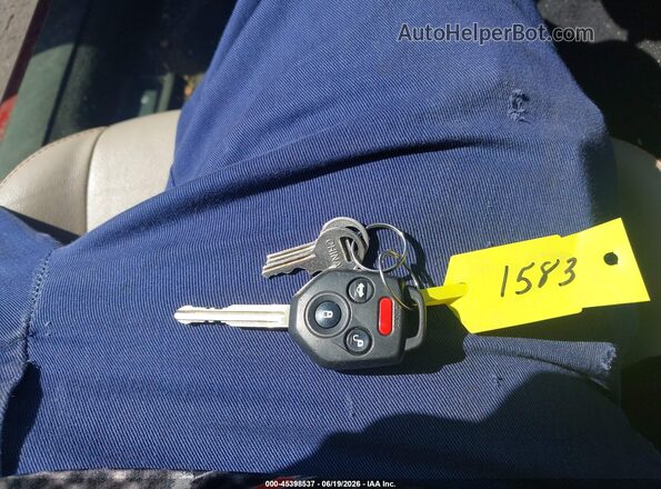 JF2GPAKC5GH326526 2016 SUBARU CROSSTREK Red Vista del salpicadero