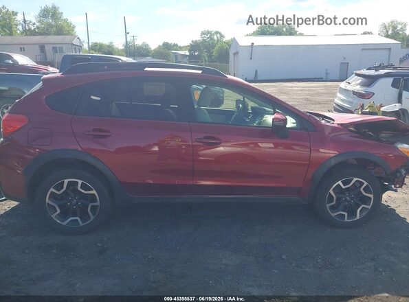 JF2GPAKC5GH326526 2016 SUBARU CROSSTREK Red Vista interior trasera