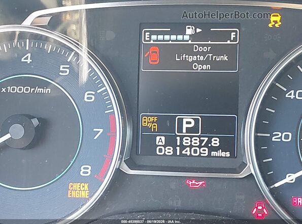 JF2GPAKC5GH326526 2016 SUBARU CROSSTREK Red 