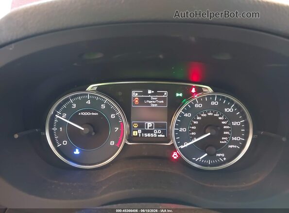 JF2GPAKC5H8213032 2017 SUBARU CROSSTREK Red Հետևի նստատեղերի տեսք