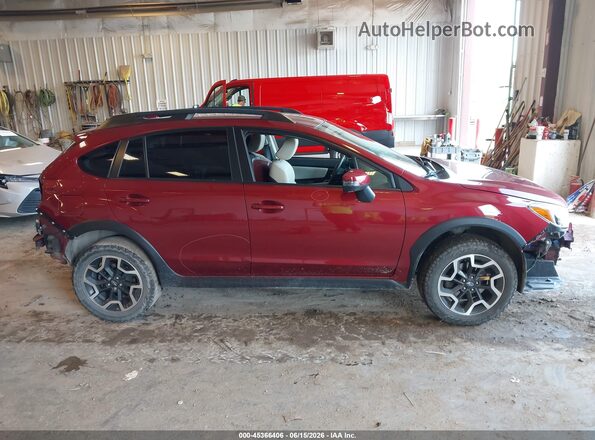JF2GPAKC5H8213032 2017 SUBARU CROSSTREK Red Սալոնի հետևի տեսք