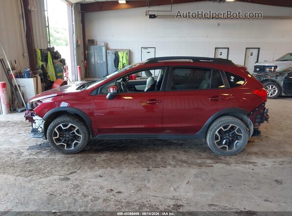 JF2GPAKC5H8213032 2017 SUBARU CROSSTREK Red Սալոնի 360 աստիճան տեսք