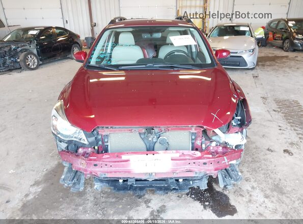 JF2GPAKC5H8213032 2017 SUBARU CROSSTREK Red Սարքավորումների վահանակի տեսք