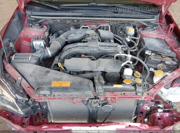 JF2GPAKC5H8213032 2017 SUBARU CROSSTREK Red Հետևի տեսք