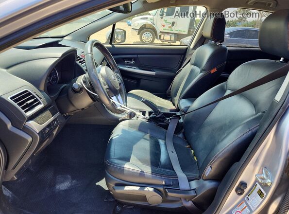 JF2GPAKC6G8237760 2016 SUBARU CROSSTREK Silver Vista interior delantera
