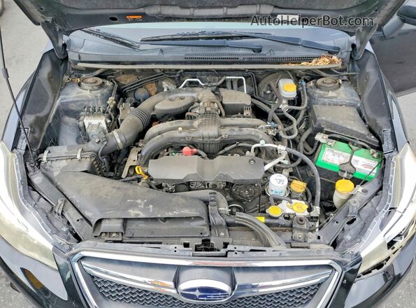 JF2GPAKC6HH276690 2017 SUBARU CROSSTREK Black Սալոնի հետևի տեսք