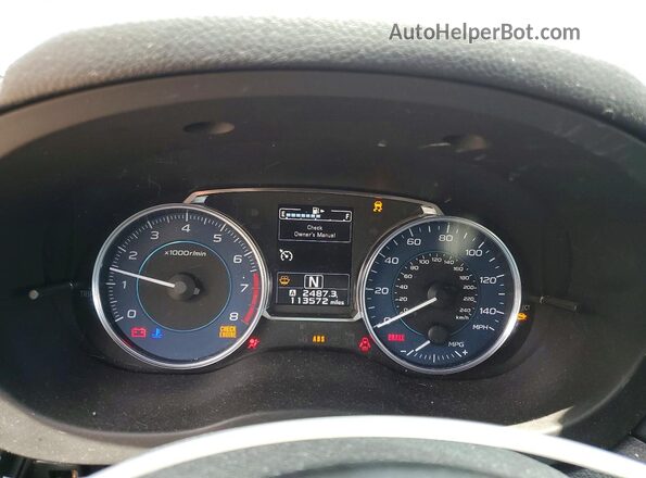 JF2GPAKC8HH256957 2017 SUBARU CROSSTREK Beige Սարքավորումների վահանակի տեսք
