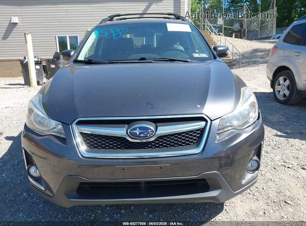 JF2GPAKC9G8243942 2016 SUBARU CROSSTREK Gray Սարքավորումների վահանակի տեսք