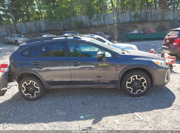 JF2GPAKC9G8243942 2016 SUBARU CROSSTREK Gray Սալոնի հետևի տեսք