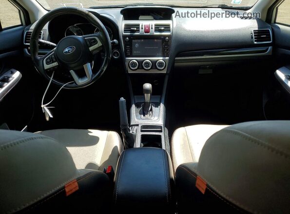 JF2GPALC6GH260504 2016 SUBARU CROSSTREK Белый Вид панели приборов