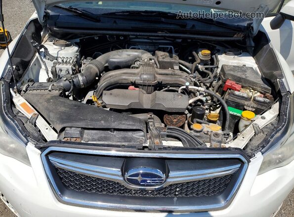 JF2GPALC6GH260504 2016 SUBARU CROSSTREK Белый Вид подкапотного пространства